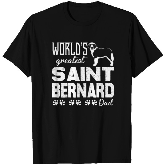 Saint Bernard Dad T Shirts