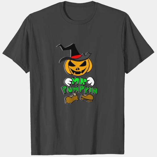 Mr. Pumpkin - Halloween Costume Witch Vintage T Shirts