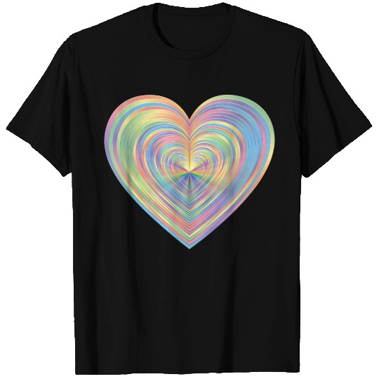 COLORFUL HEART 5 T Shirts