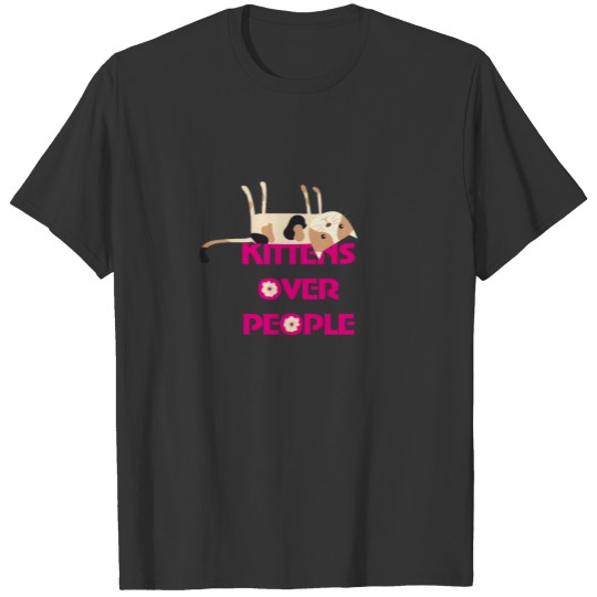 kittens over people T Shirts