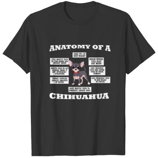 Anatomy of a Chihuahua T Shirts