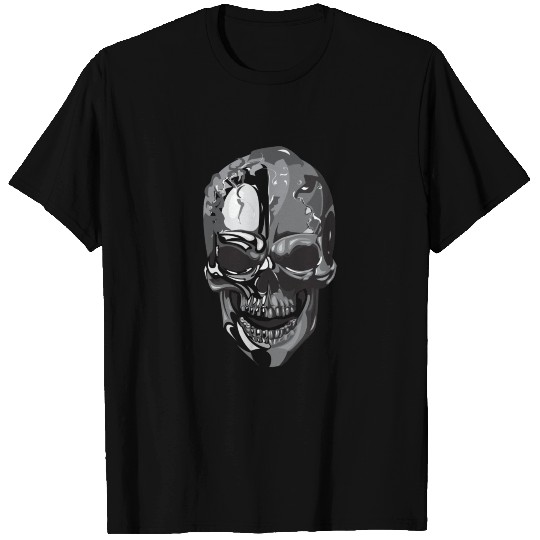 Silver Skull T Shirts