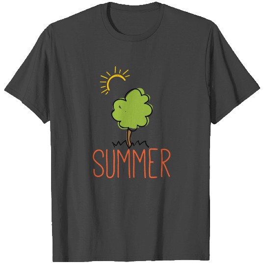 summer sun beach holiday lake sea gift idea T Shirts