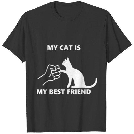 my cat my best boyfriend T Shirts