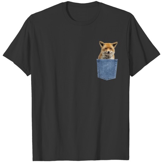 Fox In Pocket - Fox Lover T Shirts