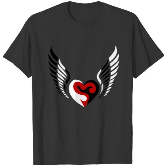 Tribal Heart Wings T-shirt