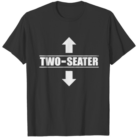 Two Seater Arrows Funny College Humor T Shirts
