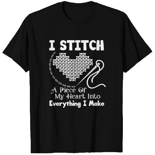 Love Cross Stitch T Shirts