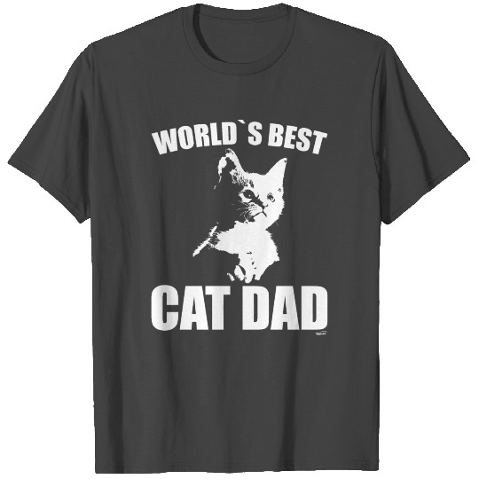 Best - men's funny world`s best cat dad kitten T Shirts