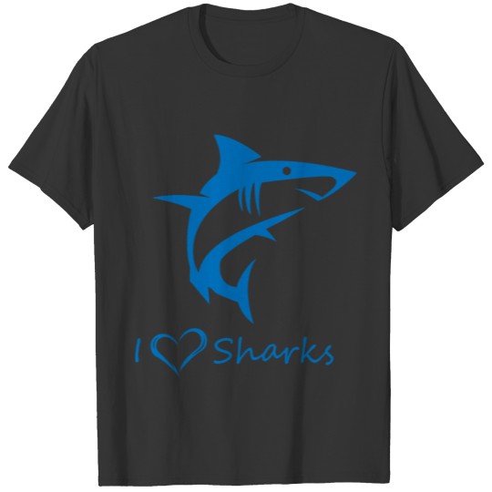 Love Shark Blue T-shirt