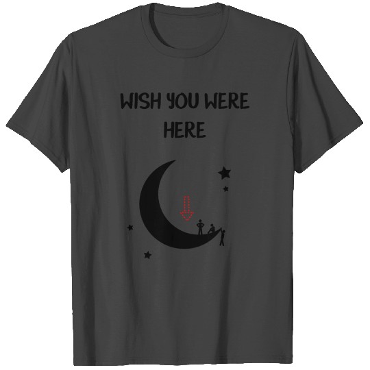 Wish You Were Here, Sarkasm Black Humor, Gift Idea T Shirts