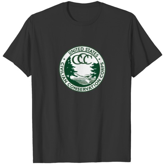 Civilian Conservation Corps Shirt Vintage CCC 1940s America Gift TShirt T-shirt