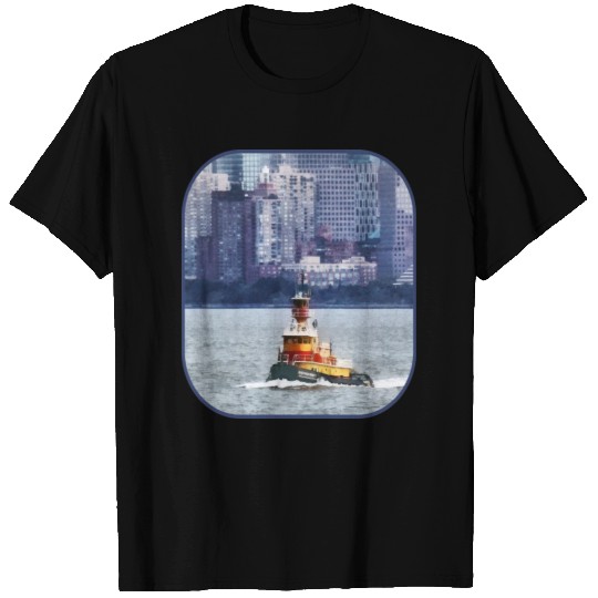 Tugboat Near Manhattan T Shirts