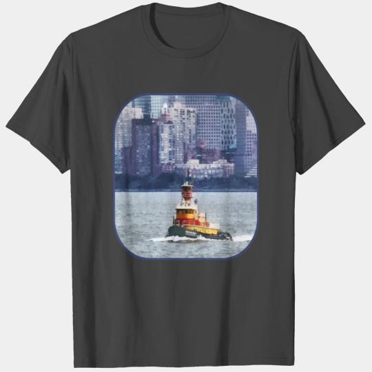 Tugboat Near Manhattan T Shirts