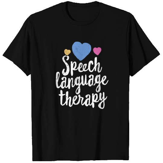Speech Language Therapy T Shirts Speech Pathologist SLP Gift