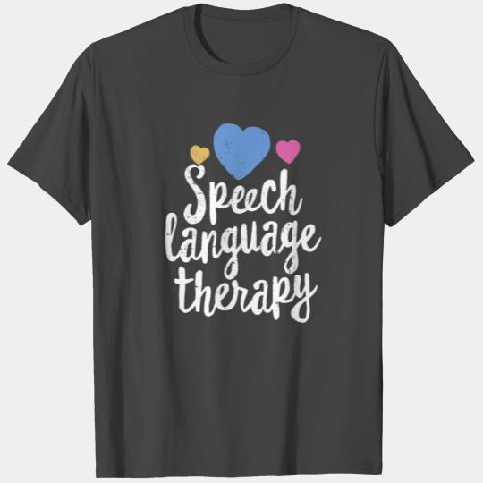 Speech Language Therapy T Shirts Speech Pathologist SLP Gift