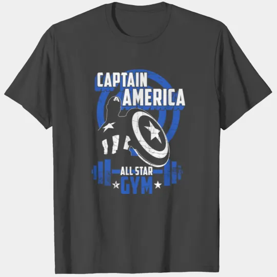 Captain America Gym T Shirts
