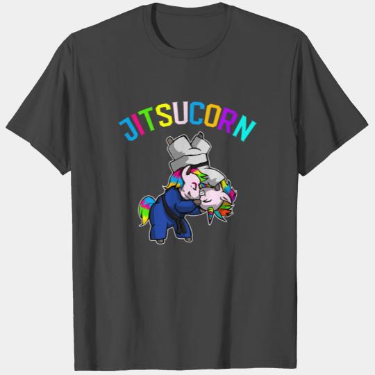 FLGBT Jitsucorn Unicorn BJJ and Jiu Jitsu T Shirts
