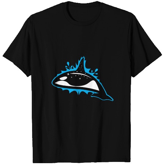 Orca Killer Whale Blue Cool Gift T Shirts