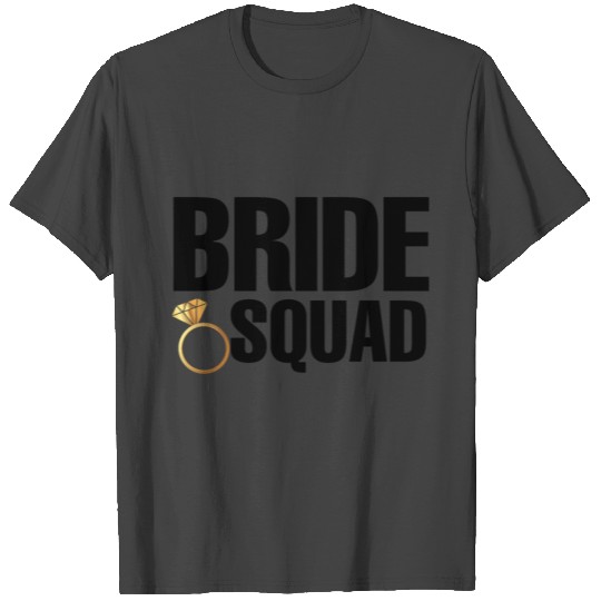 Bachelorette Party Wedding Bride Squad Diamond T Shirts