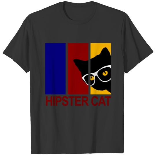 Hipster Cat T-shirt