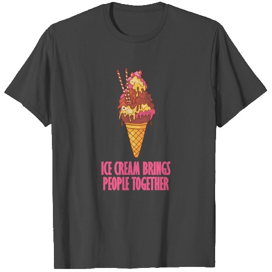 Icecream Gelato Sundae Summer Sherbet Food T Shirts