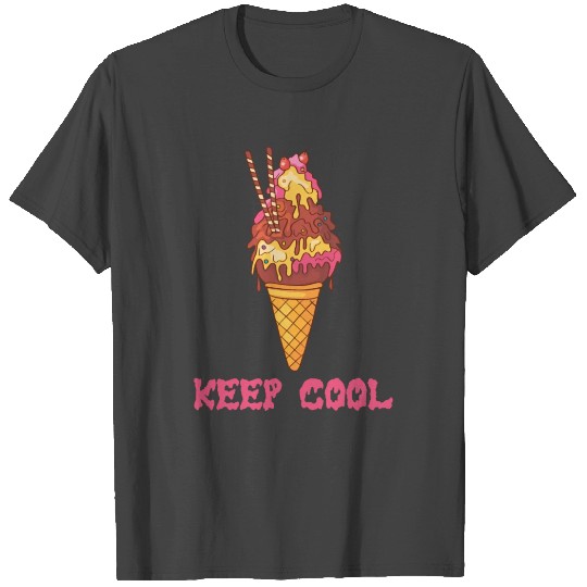Icecream Gelato Sundae Summer Sherbet Food T Shirts