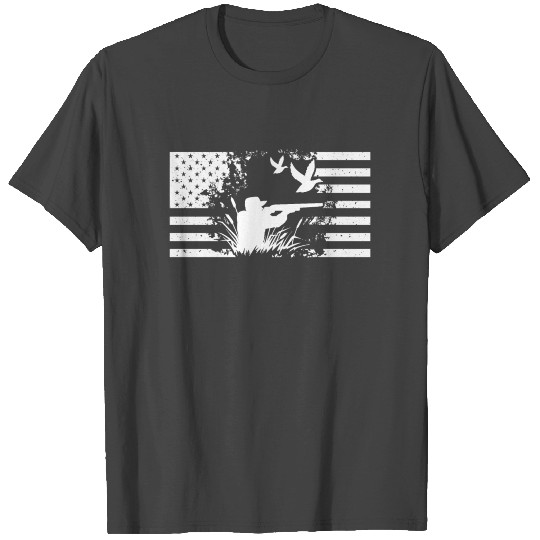 Duck Hunting Flag T Shirts