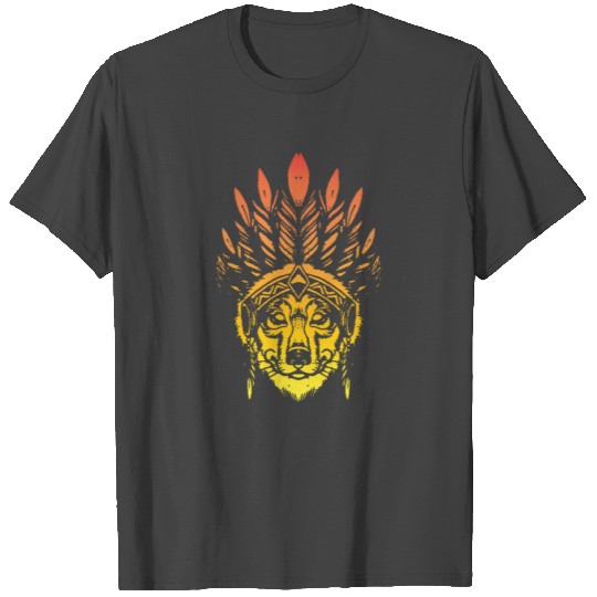 Indian American Native American Skull Gift T Shirts