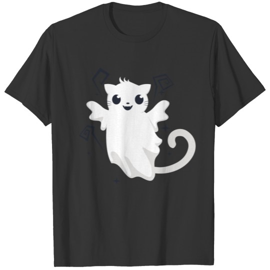 Lovely Ghost Cat T-shirt