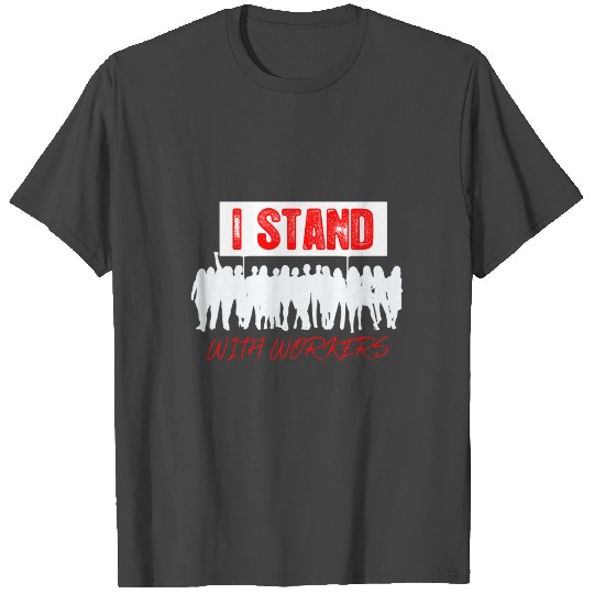 Labor Union of America Pro Union Worker Protest Dark T Shirts