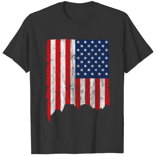 USA Flag Vintage America Gift T-shirt