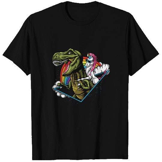 TREX UNICORN RAINBOW T Shirts