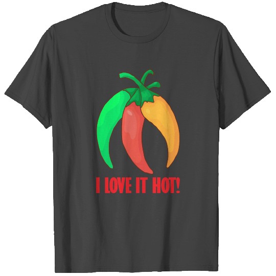 Chili Pepper Spicy Mexican Food Mexico Capsicum T Shirts