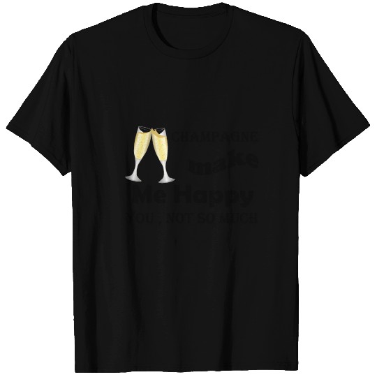 champagne make me happy T Shirts