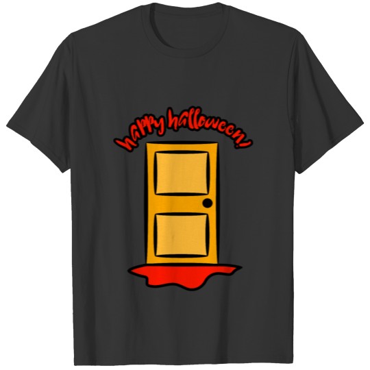 Door Happy Halloween Gift Giftidea T-shirt
