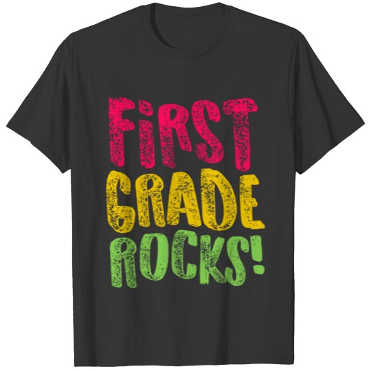 First Grade Rocks First Grade 1st Grade Teacher Appreciation Gift Cute T Shirts