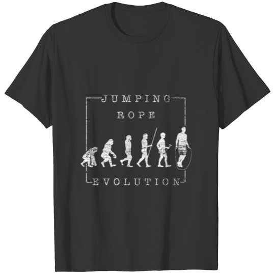 Jumping rope evolution sport workout gift T-shirt