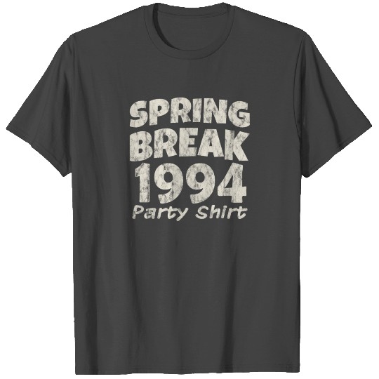 Spring Break Party T Shirts 1994 Partying Vintage