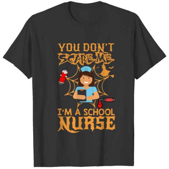 Funny Halloween School Nurse T Shirts