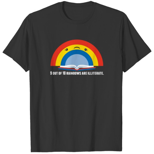 Illiterate Rainbow T-shirt
