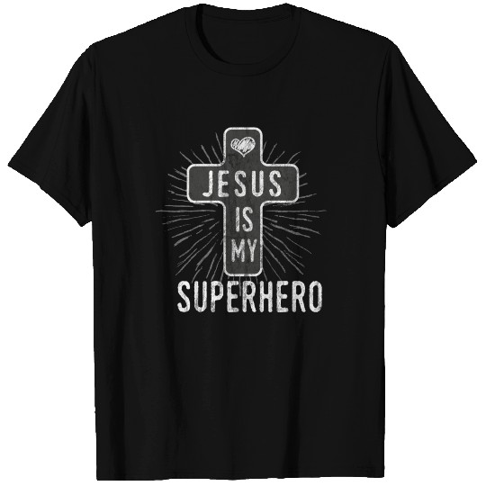 Jesus is my superhero T Shirts