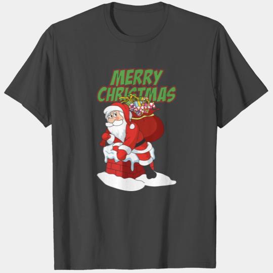 Funny Santa Claus Xmas Merry Christmas Holidays T Shirts
