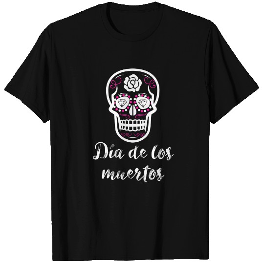 Dia de los muertos sugar skull T Shirts