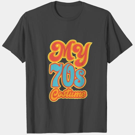 Retro 70's Disco Party Costume Simple Vintage 1970s Halloween T Shirts
