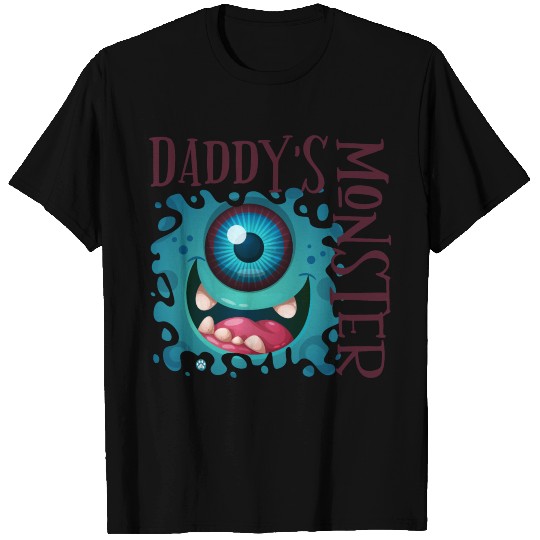 Daddy's Monster - Blue T Shirts