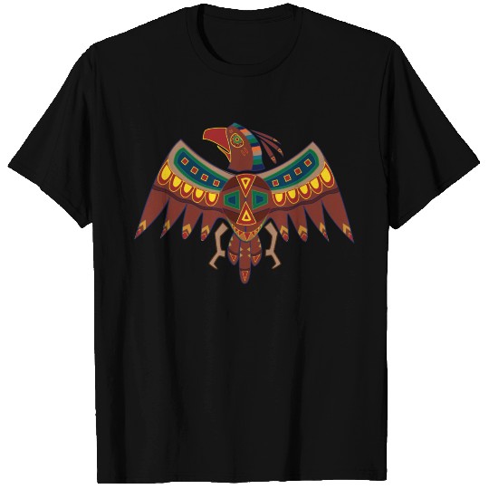 Native American Zodiac Falcon-3 (Aries) T Shirts