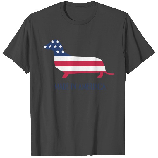 Made in America Dachshund T Shirts