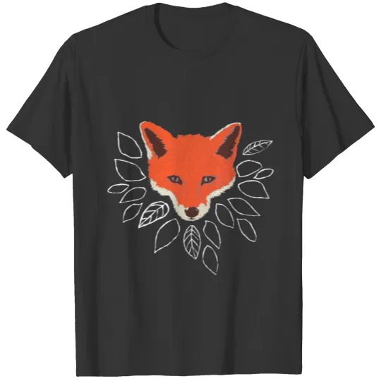 Fox V neck Unisex Tri Blend Gray Vneck Cute Forest T Shirts