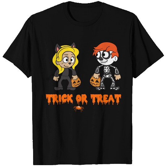 Halloween Trick or Treat Zombie Horror Pumpkin T Shirts